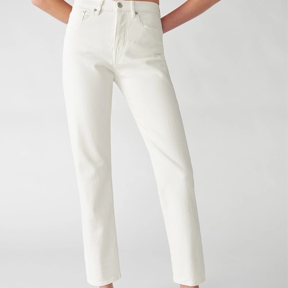 Jeanerica white/ cream classic organic cotton jeans size 26 - Picture 1 of 7